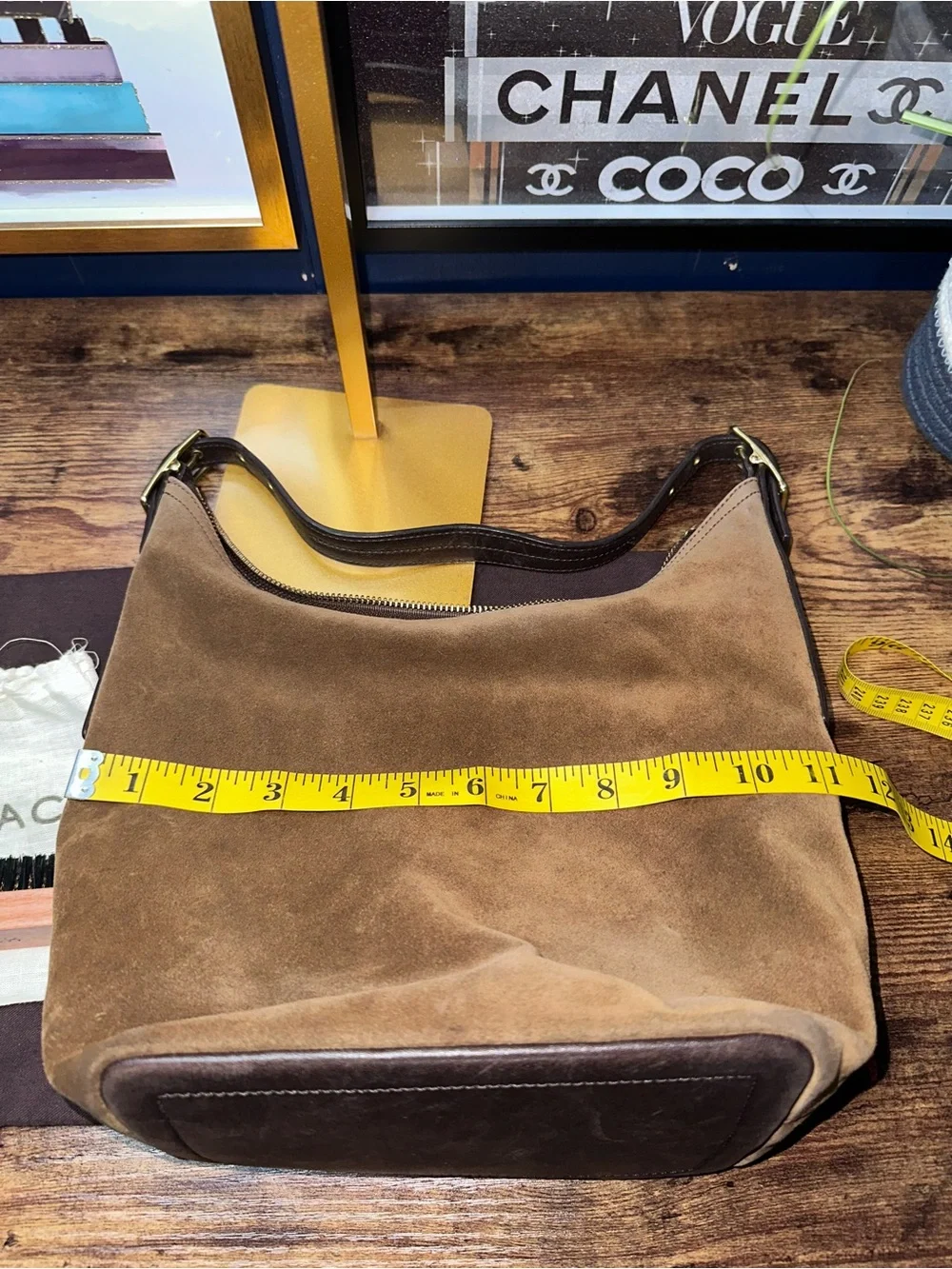 Coach Legacy Vintage Suede Hobo 9857 w/ Original Dustbag & Care Kit 2002